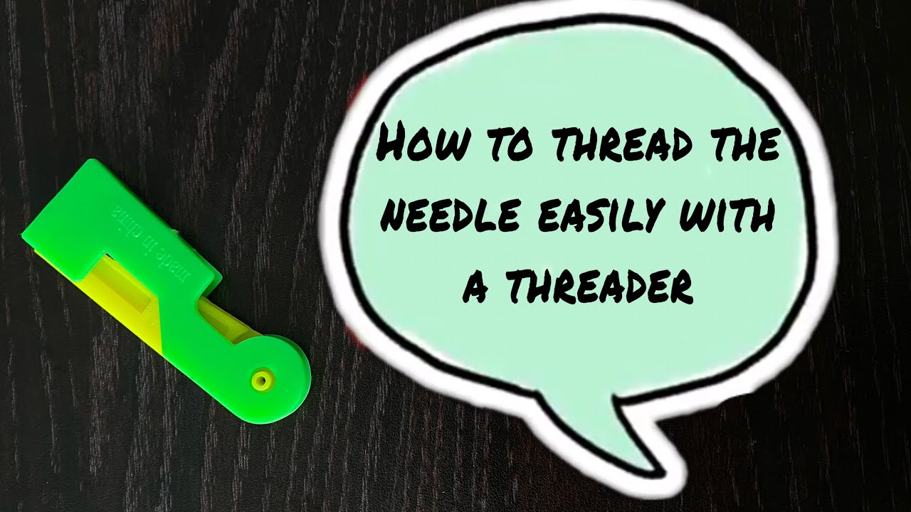 How to thread needle easily using threader । সুঁইয়ে সুতা ঢুকানোর সহজ