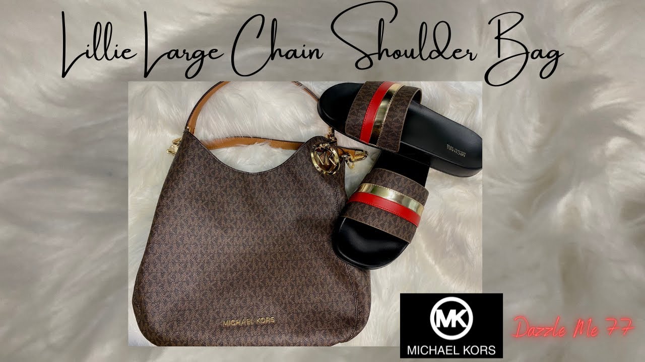 UNBOXING:Michael Kors Lillie Large Chain Shoulder Tote 