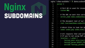Configuring subdomains on Nginx