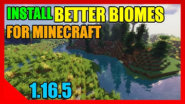 Install Better Biomes Data Pack For Minecraft 1.16.5