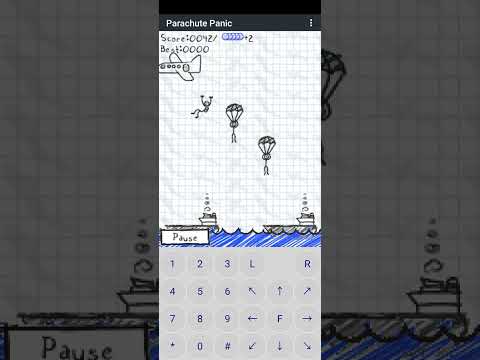 parachute panic game i score 105