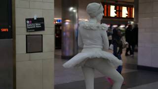 Ballerina Mime --- classically trained dancer as a Mime