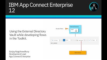 Using the External Directory Vault while developing flows in the Toolkit in App Connect Enterprise