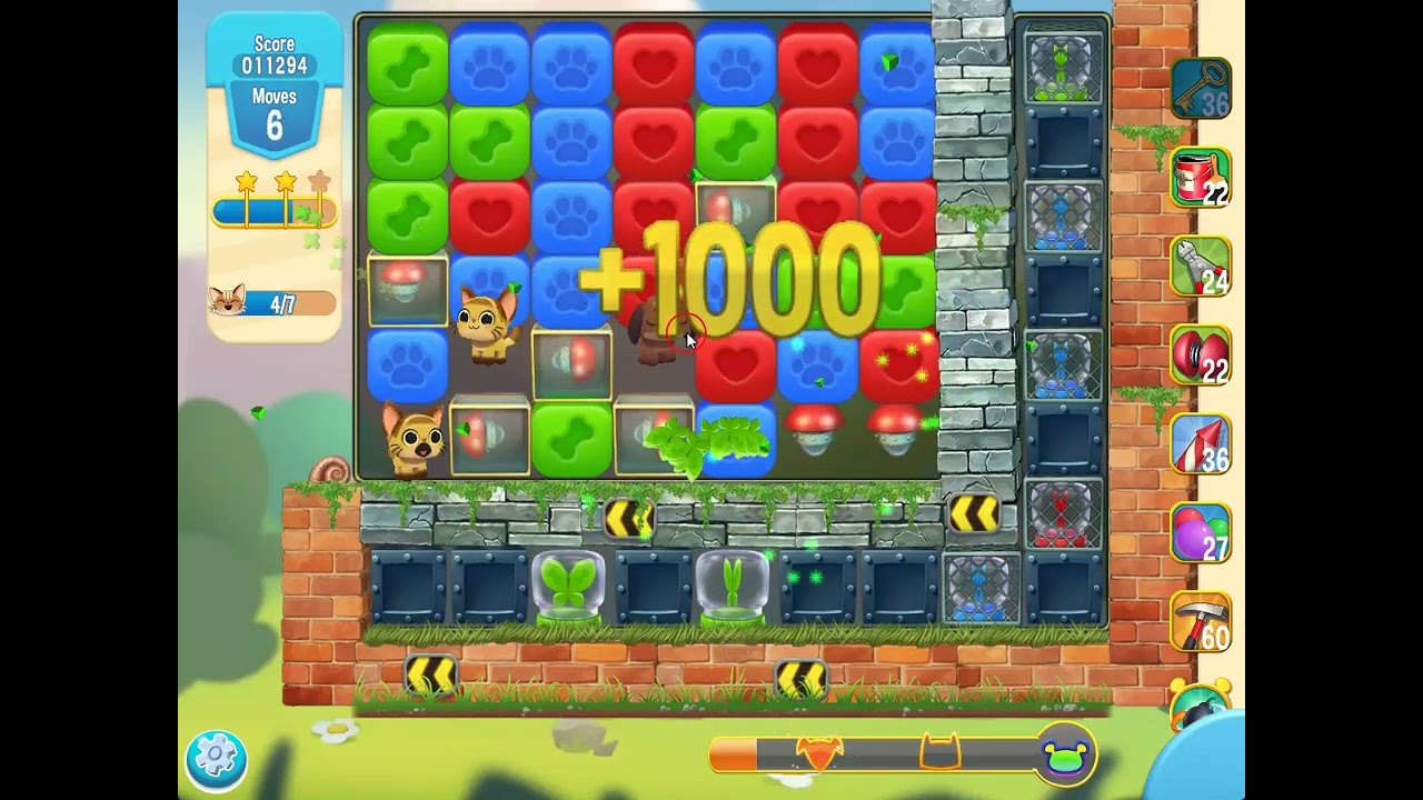 Pet Rescue Saga level 5392 no boosters | PuzzledCubes.site