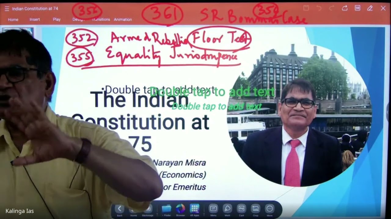 POLITY  CLASS  by  Prof. S N Mishra l LECTURE - 01(Pre+Mains+interview-2024-25) l MUST WATCH