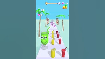 Juice Run - All Levels Walkthrough Gameplay iOS, Android Mobile Game (Levels 9-10) #Shorts
