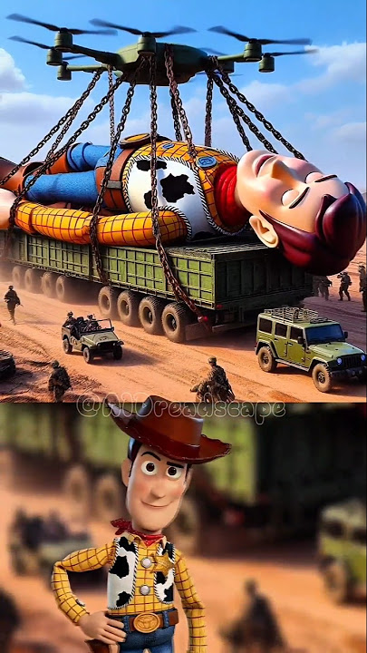 Scary Versions Of Giant Toy Story 3 Characters #horror #creepy #shorts #toystory