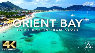 SAINT MARTIN - ORIENT BAY BEACH IN 4K DRONE FOOTAGE (ULTRA HD) - St. Martin From Above UHD