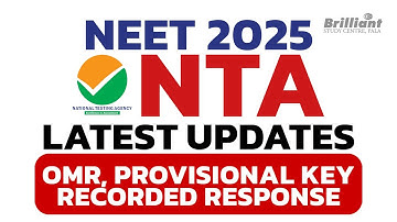 NEET 2025 | Latest Updates - Provisional Answer Key, OMR Sheet & Responses Published