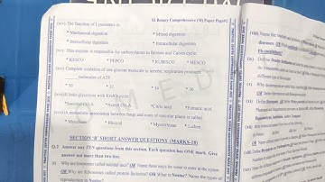 MCQs of Class 11 Botany | PC Comprehensive Paper 2022 | Biology Xİ