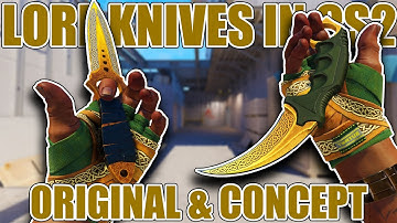 Lore Knives in Counter-Strike 2 (Original & Concept) ★ CS2 Showcase