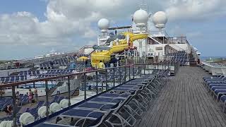 Walking around the Carnival Freedom docked at Nassua Bahamas. #viral #love #cruise 