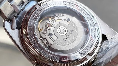 [ Lên tay đẹp ngỡ Rolex - Cấu hình thì cực khủng ] Doxa Noble D175RWH cọc kim cương - 0774.15.2345