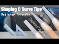 HOW TO: Shape C-Curve Tips | SHAPING 101 | Nail Tutorial | UK Nail Tech | Serenity MCR