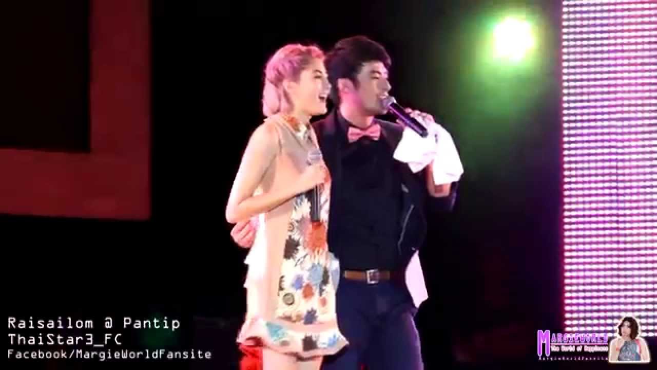 14-12-13 บอย มาร์กี้ - ร้องเพลง 'อาย' @ Isuzu D-Max Show อุบล [Boy & Margie Cute Singing @ Ubon]