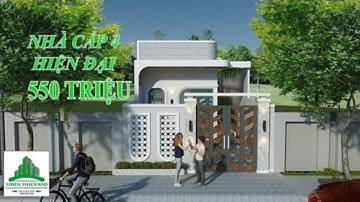 THIẾT KẾ NHÀ CẤP 4 HIỆN ĐẠI CHỊ JANE - THIẾT KẾ NHÀ PHAN THIẾT