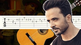 Video thumbnail of "Despacito / Luis Fonsi / Daddy Yankee / Guitarra Tutorial / Tablatura"