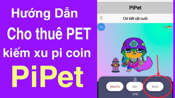Hướng dẫn cho thuê pet kiếm xu pi coin trong game NFT pipet của HST pi network