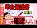 【知らないと大損】６月４日送付開始！損したくなければ絶対に見ろ！年金通知書の超重要ポイントを神解説！【年金額改定通知書/年金振込通知書】