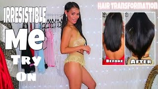  HAIR TRANSFORMATION & LINGERIE TRY ON / IRRESISTIBLE ME || ANGEL GOWER