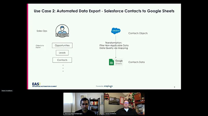EASY21 NA- SnapLogic Flows: How to Get StartedSpea...