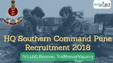 Fill southern command pune Ordnance form  2017