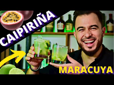 CAIPIRIÑA DE MARACUYA 🍹| COCTELES FAMOSOS | Mentor joglan