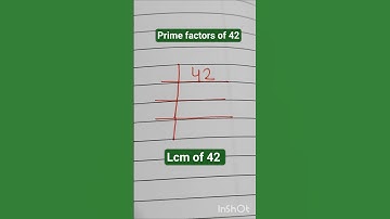 Prime factorization of 42 | lcm of 42| 42 ka lcm#lcm #lcmbhagvidh #lcmtricks #primefactorisation