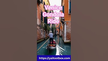 Venice Gondola Ride: A Serene Canal Journey