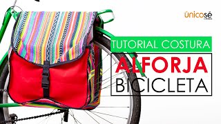 Cesta para bici infantil (tutorial)  Alforjas para bicicleta, Bolsa para  bicicletas, Coser bolsas