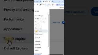 Set Google as default search engine in Chrome browser #google