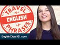 All Travel Phrases You Need in English! Learn English in 20 Minutes!