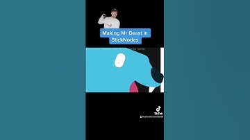 I made MrBeast in StickNodes #sticknodes #animation #speededit #mrbeast #mrbeastshorts #mrbeast6000