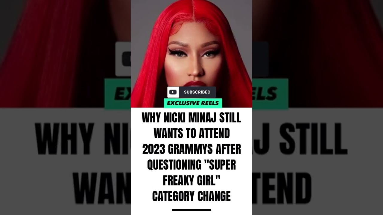 Nicki Minaj explained her social media posts questioning the Grammys interpretation of her music