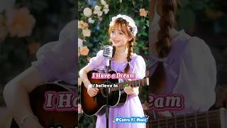 I Have a Dream - Little girl sings at wedding #ai #music #singer #video #beautiful #canva