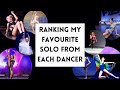 Ranking my favourite solo from each dancer  dance moms