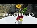 お家でできる簡単いけばな