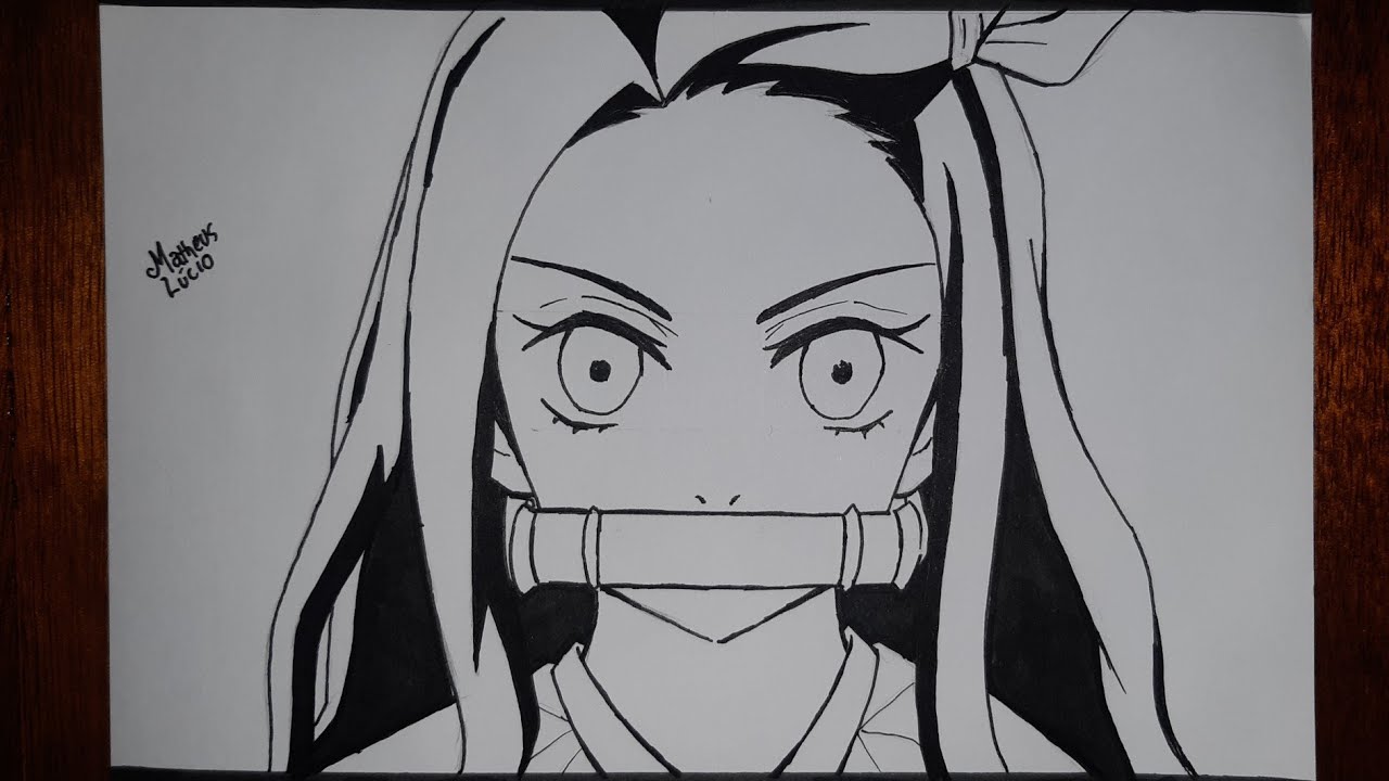 Desenhos de Nezuko 5 para Colorir e Imprimir 