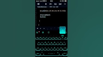 Smallest element in array #java #shorts