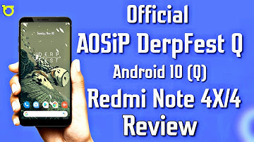 Official Android 10 AOSiP DrepFist for Redmi Note 4X/4 (Mido) Review