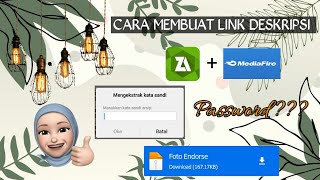Cara membuat link deskripsi youtube dengan mudah||Mediafire   Password ✨