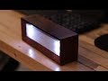 Small wooden rgb cube to make your interior cooler DIY