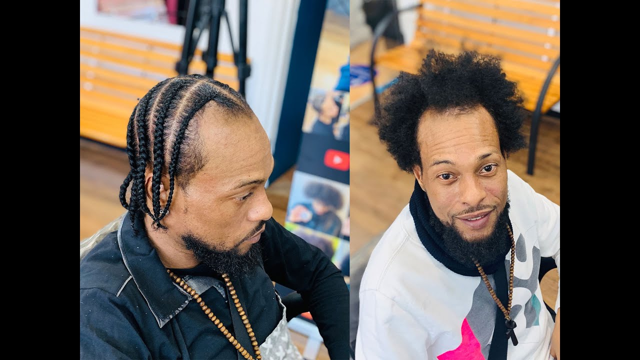 HOW TO BRAID ON WIDOWS PEAK HAIRLINE