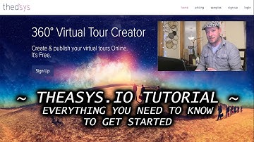 Theasys Tutorial - How to create a virtual tour from start to finish, everything you need to know