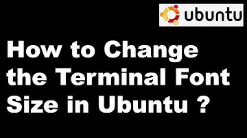 How to Change the Terminal Font Size in Ubuntu ? | Ubuntu Tutorial | KK JavaTutorials