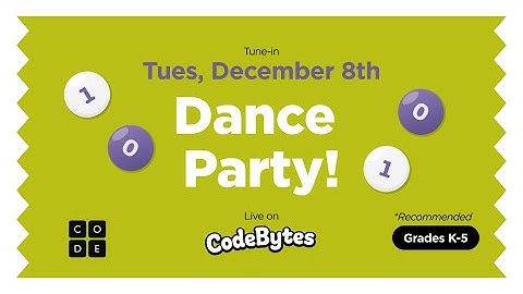 CodeBytes Episode 2 with Hadi - Dance Party!
