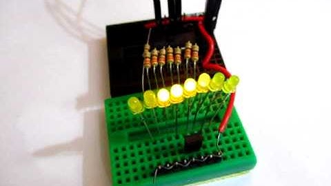 Shift Register 74HC595 with AVR Atmega16