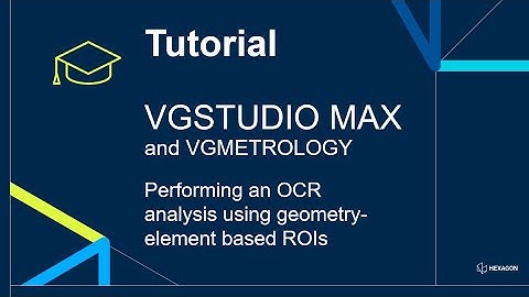 OCR analysis - Performing an OCR analysis using geometry-element based ROIs