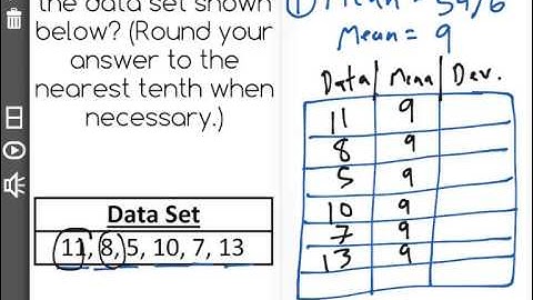 [6.SP.5c-2.0] Center and Variability of Data Sets - Common Core Standard