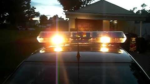 Code 3 MX7000 Rebulit   Fire/EMS  lightbar  STEADY BURN VIDEO